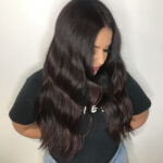 woman with brown hair