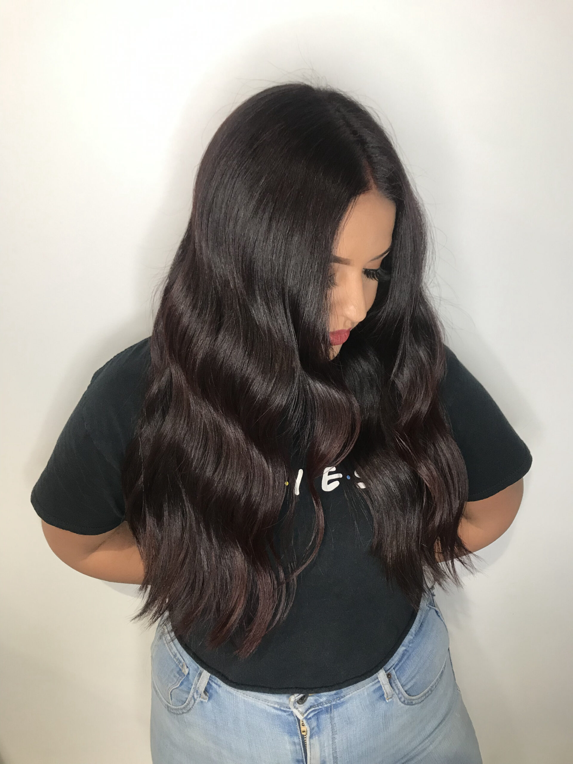 woman with brown hair