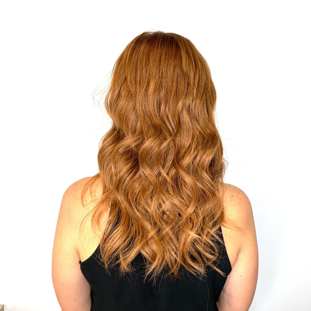 image of a woman with wavy hair
