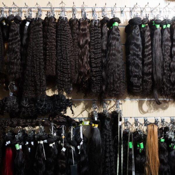 varieties of dark textured hair extensions