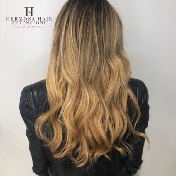 blonde extensions