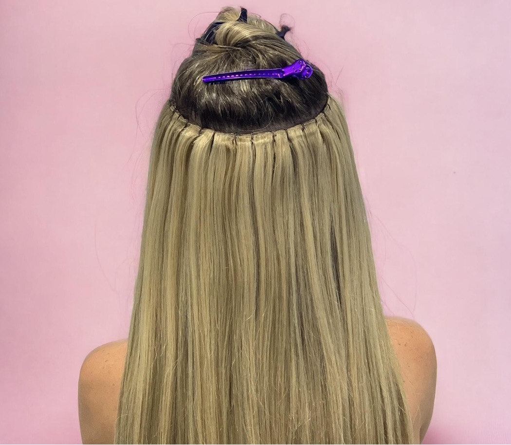 Beaded sew in - hermosa